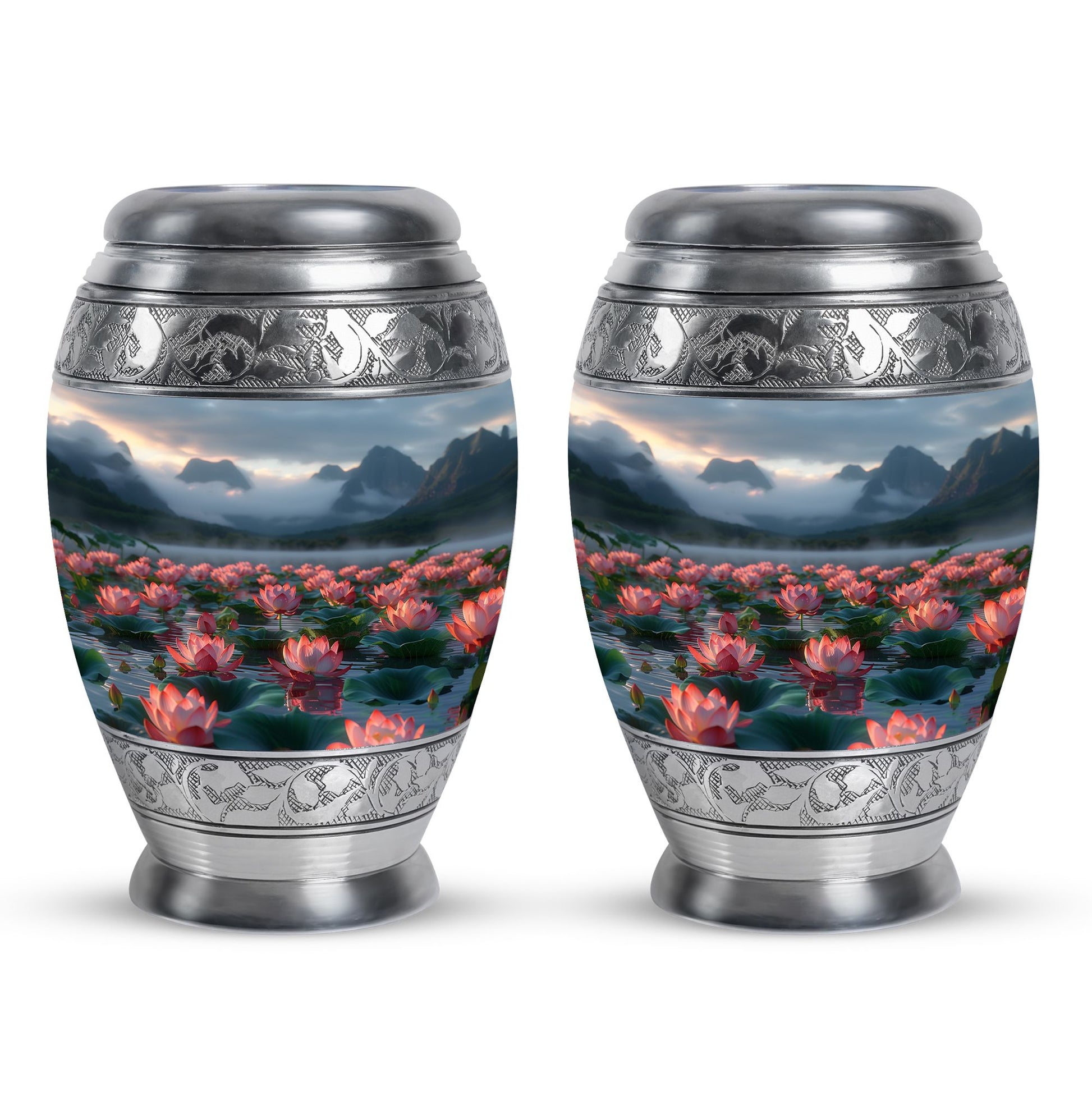 Lotus Theme 3 Inch Keepsake Pack of 2