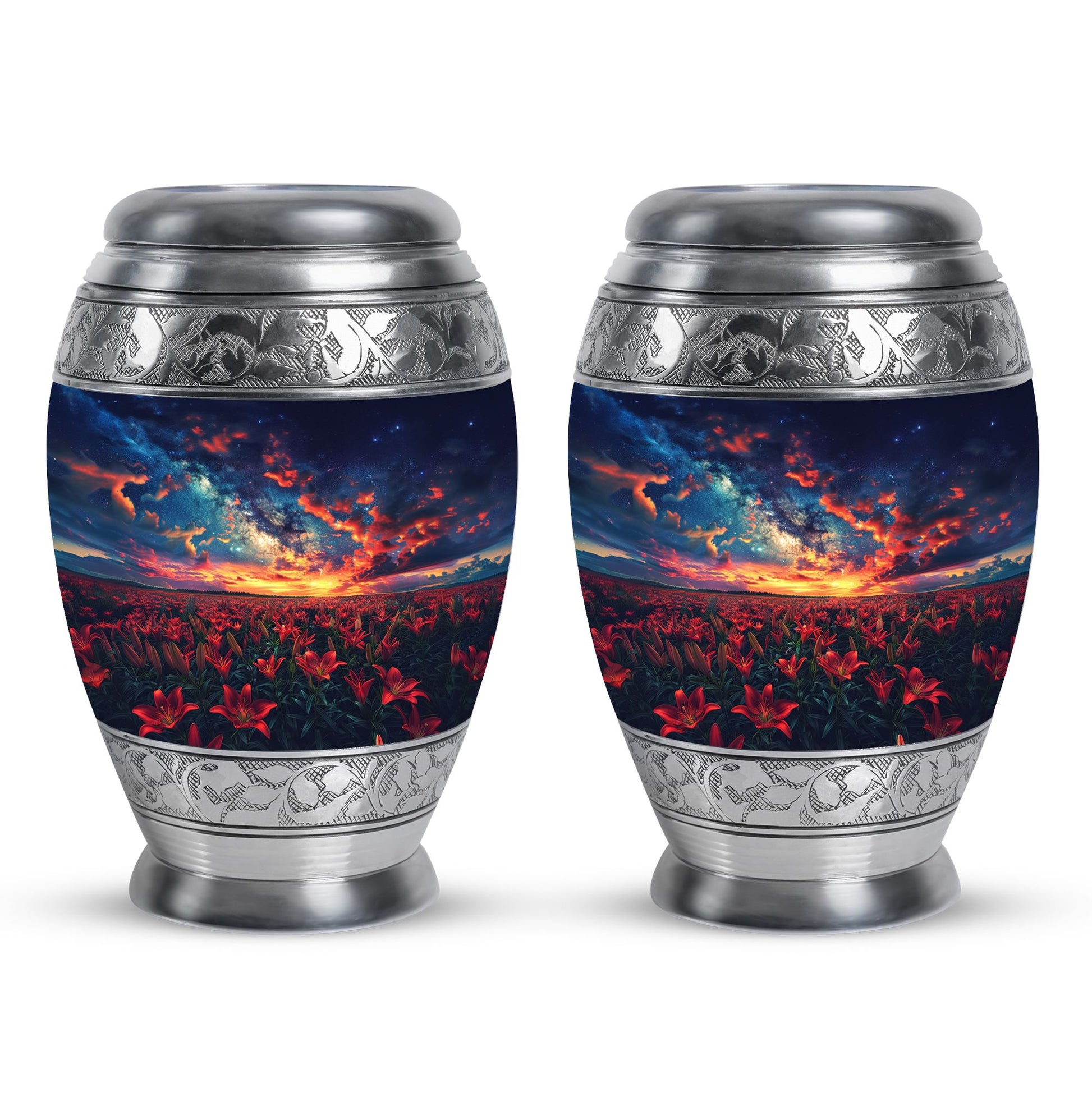 Lily Theme 3 Inch Keepsake Pack of 2