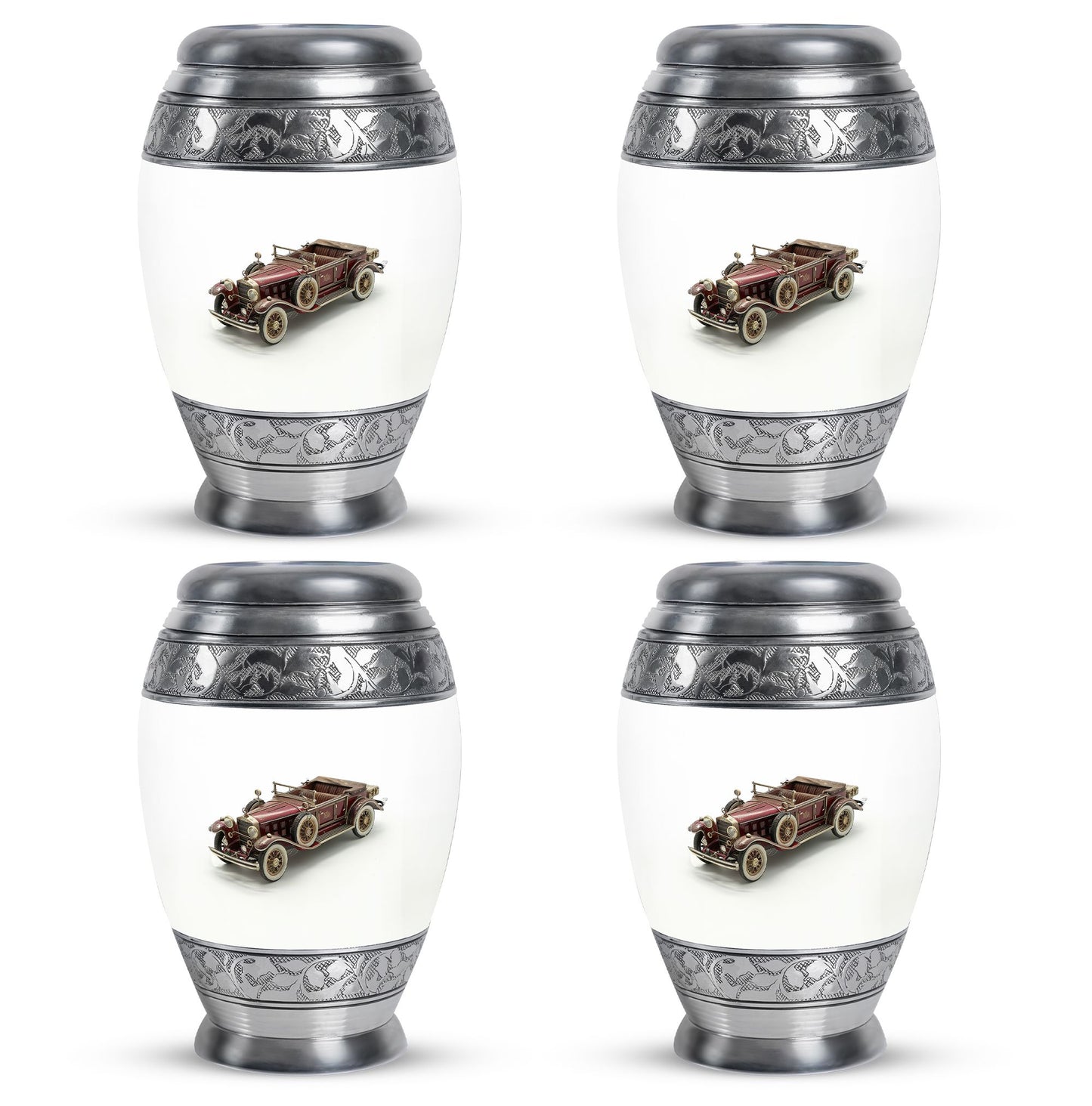 Car Theme 3 Inch Keepsake Pack of 4