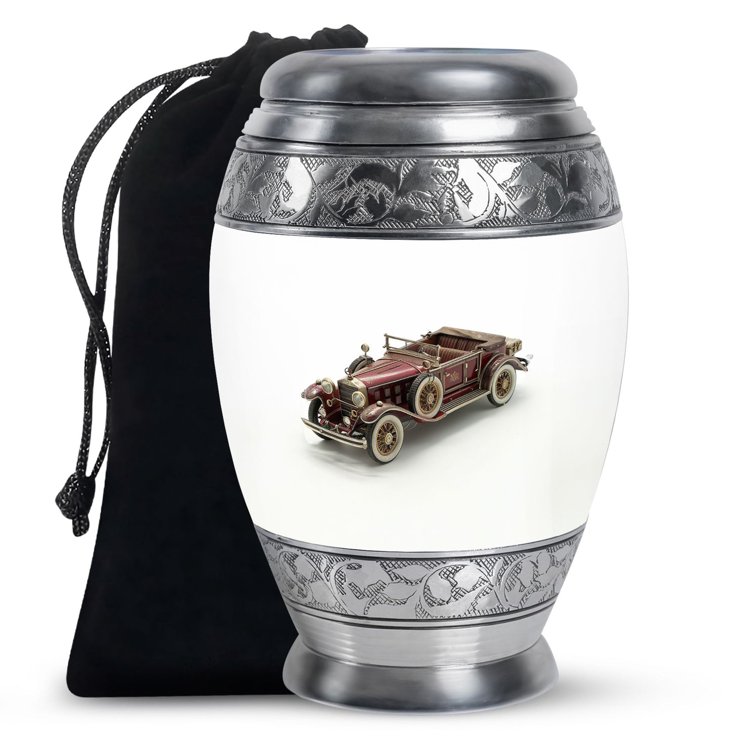 Car Theme Large Urn 10 Inch