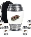 Car Theme Large Urn With 4 Keepsake Urn