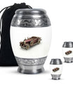 Car Theme Large Urn With 2 Keepsake Urn