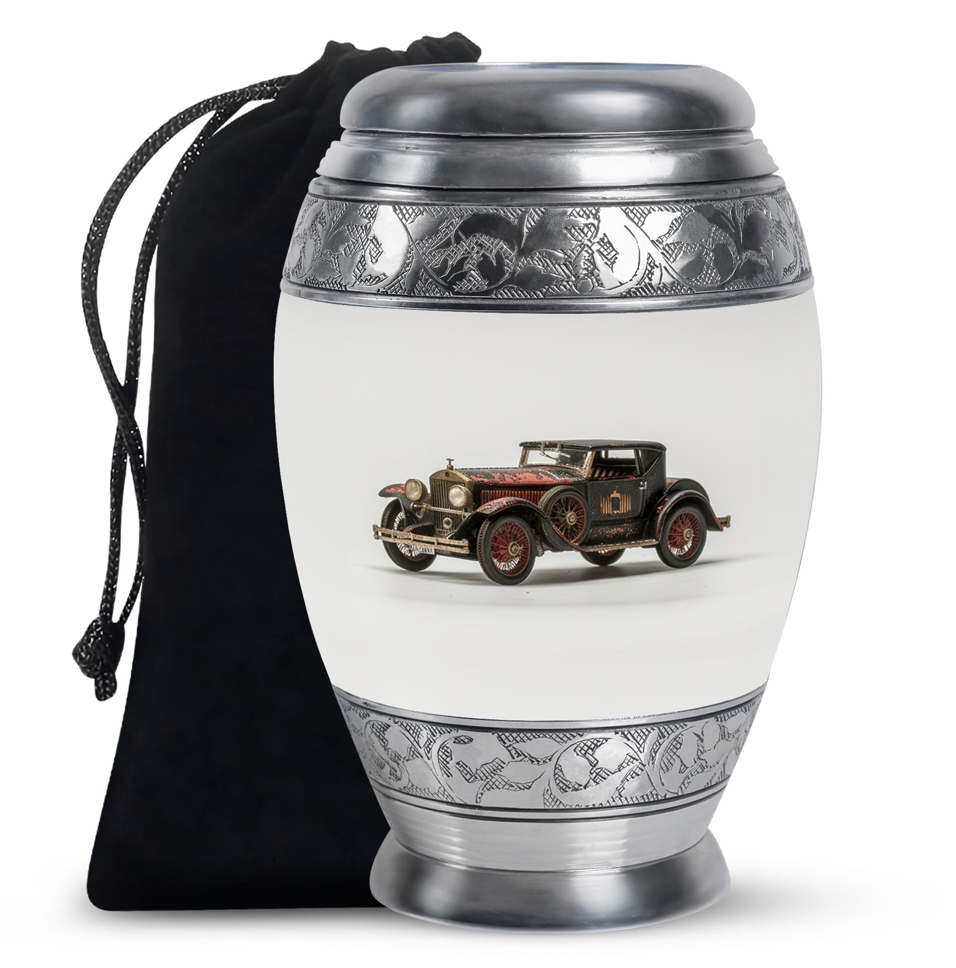 Car Theme Large Urn 10 Inch
