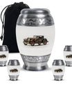 Car Theme Large Urn With 4 Keepsake Urn