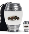 Car Theme Large Urn With 1 Keepsake Urn