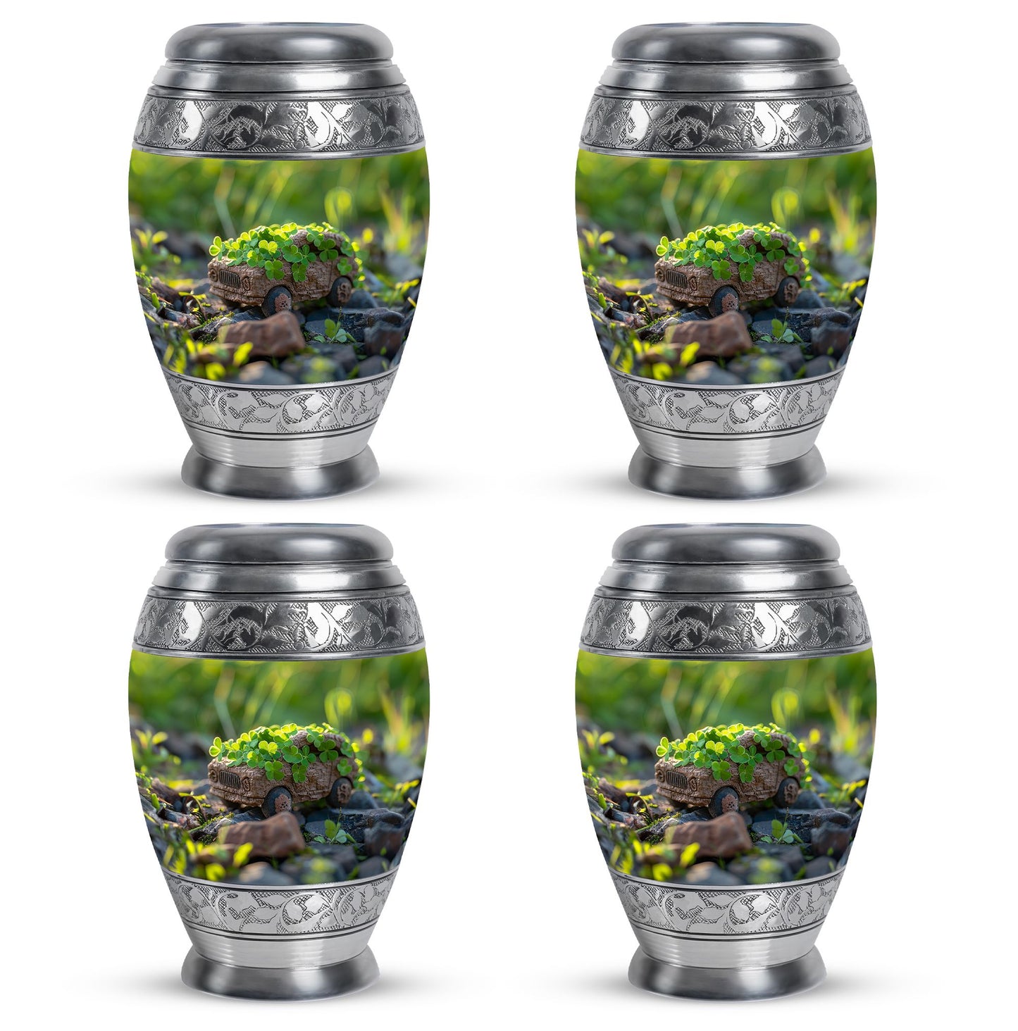 Car Theme 3 Inch Keepsake Pack of 4