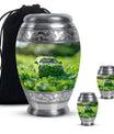 Car Theme Large Urn With 2 Keepsake Urn