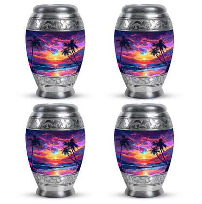 Sunset Theme 3 Inch Keepsake Pack of 4