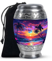 Sunset Theme Large Urn 10 Inch