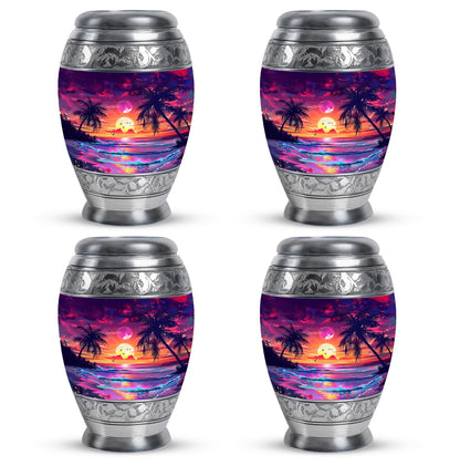 Sunset Theme 3 Inch Keepsake Pack of 4