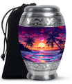 Sunset Theme Large Urn 10 Inch