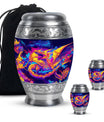 Dragon Theme Large Urn With 2 Keepsake Urn
