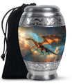 Dragon Theme Large Urn 10 Inch