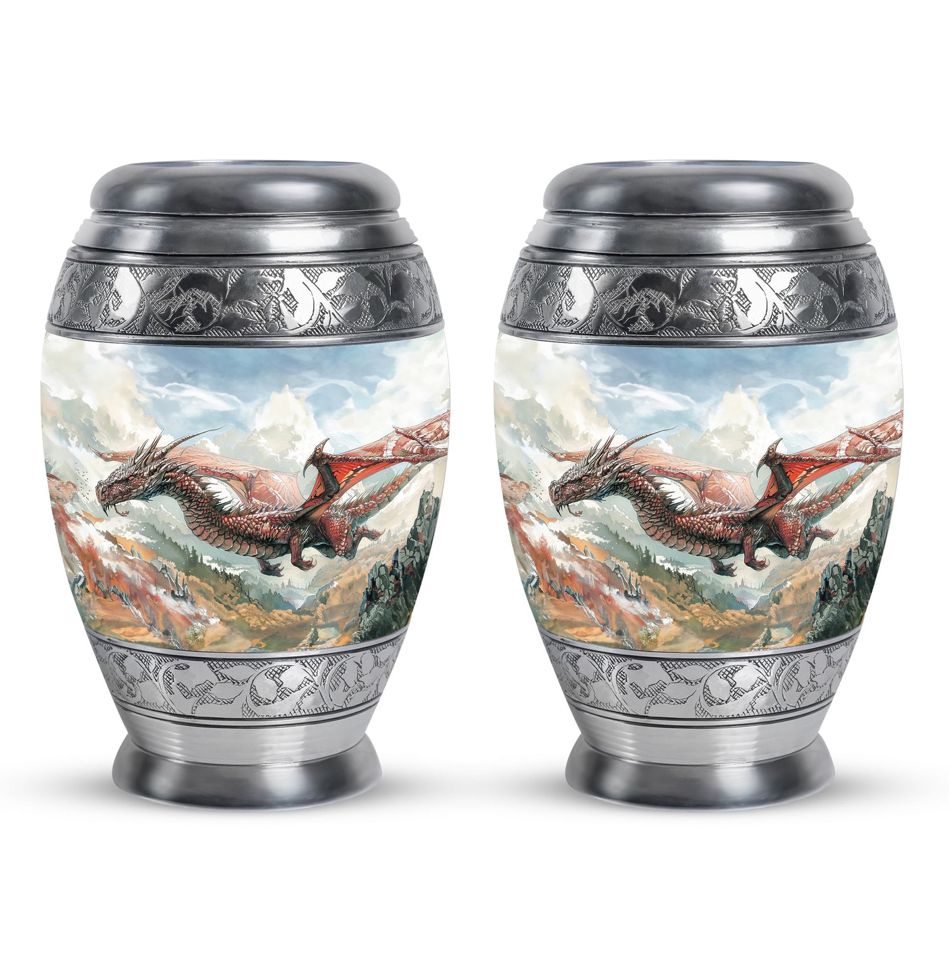 Dragon Theme 3 Inch Keepsake Pack of 2