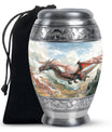 Dragon Theme Large Urn 10 Inch