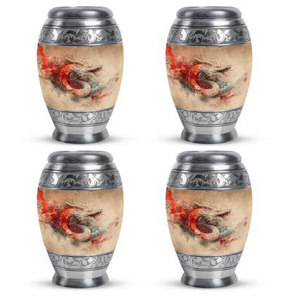 Dragon Theme 3 Inch Keepsake Pack of 4