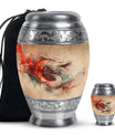 Dragon Theme Large Urn With 1 Keepsake Urn