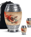 Dragon Theme Large Urn With 2 Keepsake Urn
