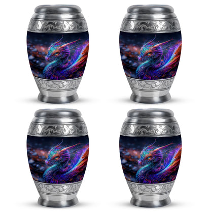 Dragon Theme 3 Inch Keepsake Pack of 4
