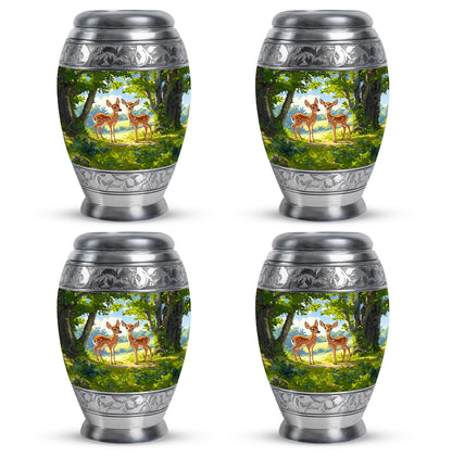 Deer Theme 3 Inch Keepsake Pack of 4