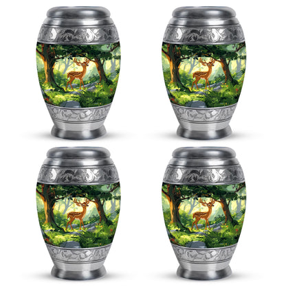 Deer Theme 3 Inch Keepsake Pack of 4