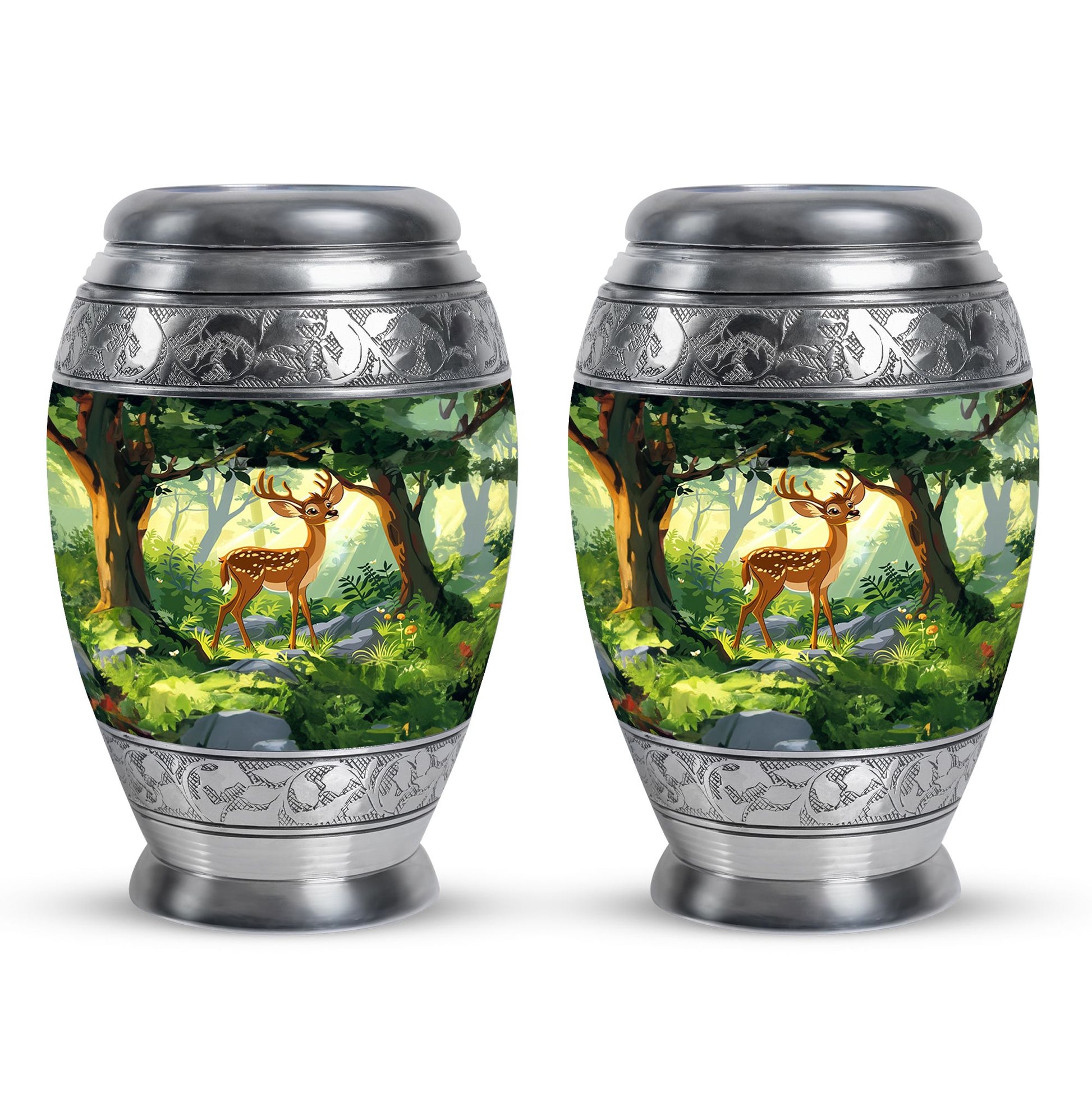 Deer Theme 3 Inch Keepsake Pack of 2