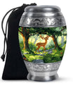 Deer Theme Large Urn 10 Inch