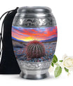 Cactus Sunset Memorial Urn – Desert Urn Keepsake For Human Ashes