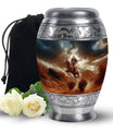 Native American Warrior Cremation Urn – Horse Funeral Urn Ashes For Men