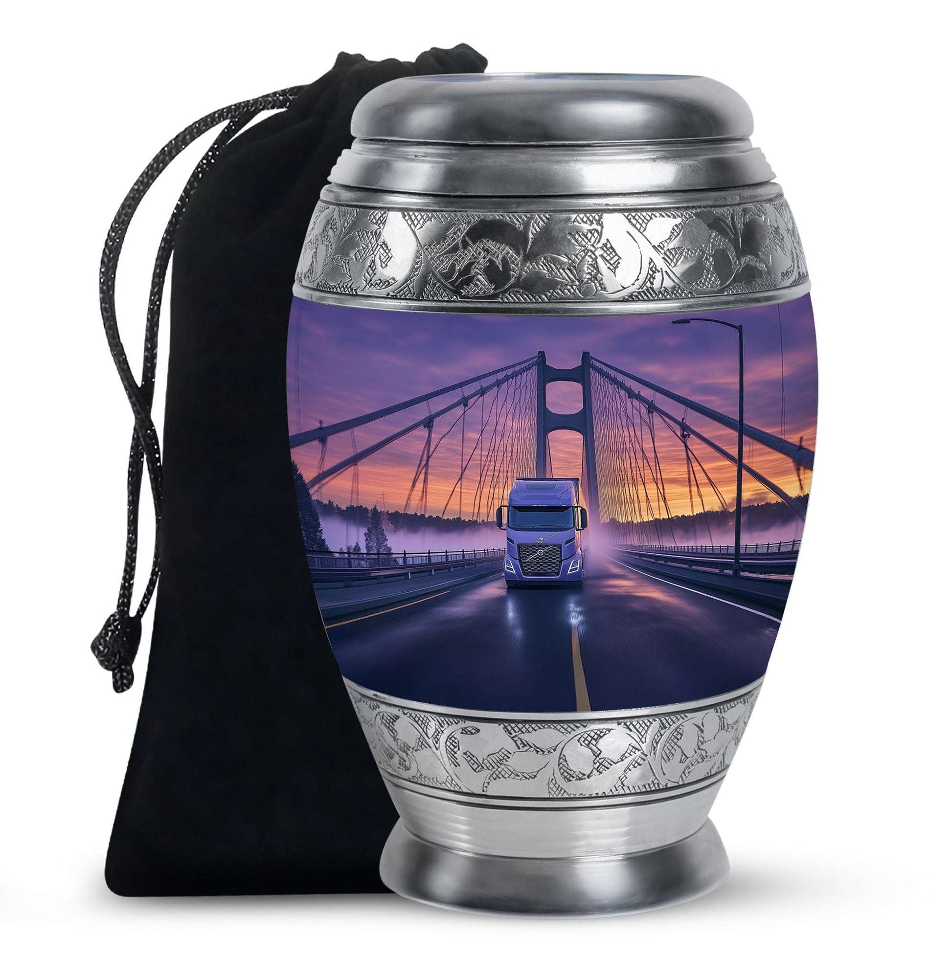 Truck Urn Burial Urns For Humans – Trucker Memorial Ashes Keepsake