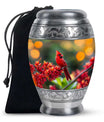 Cardinal Cremation Urn for Adult Ashes -  10 Inch Cremation Keepsake Urn