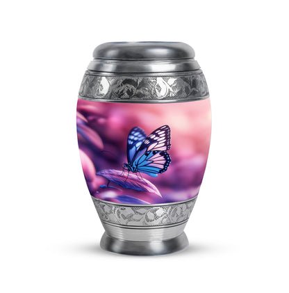 Pink Butterfly Comfort Cremation Urns for Human Ashes - Yatskia
