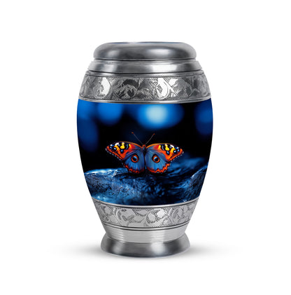 Harmonious Butterfly Cremation Urns for Human Ashes - Black - Yatskia