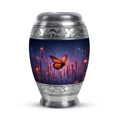 Sublime Butterfly Cremation Urns for Human Ashes - Blue 10-inch - Yatskia