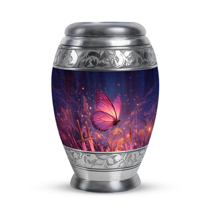 Blue Butterfly Cremation Urns - Enduring Celebration 10-inch, 200 cu in - Yatskia