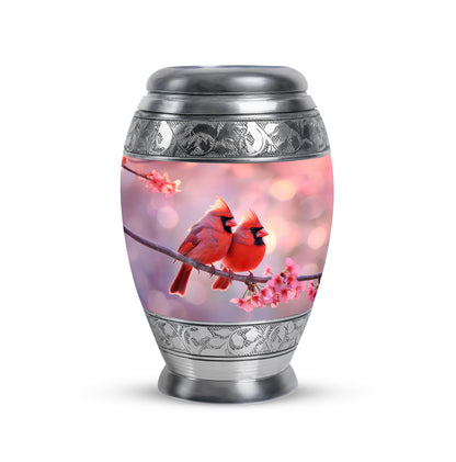 Harmonious Cardinal Cremation Urns for Human Ashes - Red 10-inch - Yatskia