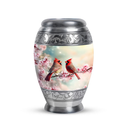 Teal Cardinal Promise Cremation Urns for Human Ashes - Yatskia