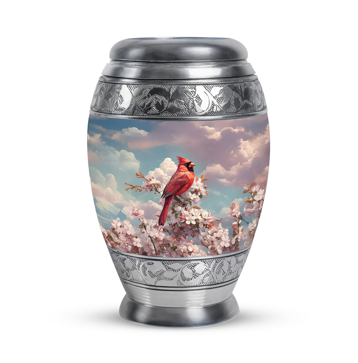 Personalized Cardinal Cremation Urns - Wondrous Blue - Yatskia