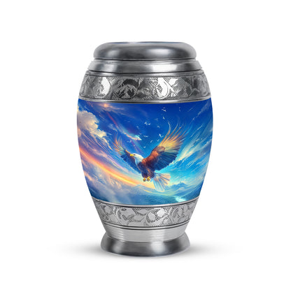 Blue Eagle Cremation Urns - Opulent Sanctuary 10-inch, 200 cu in - Yatskia