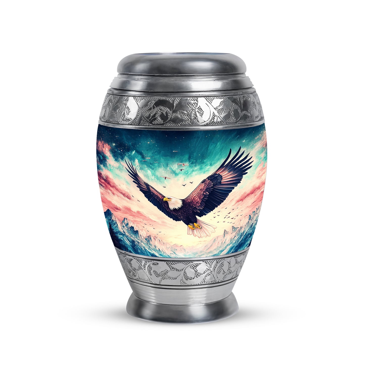 Blue Eagle Legacy Cremation Urns for Human Ashes - 10-inch, 200 cu in - Yatskia