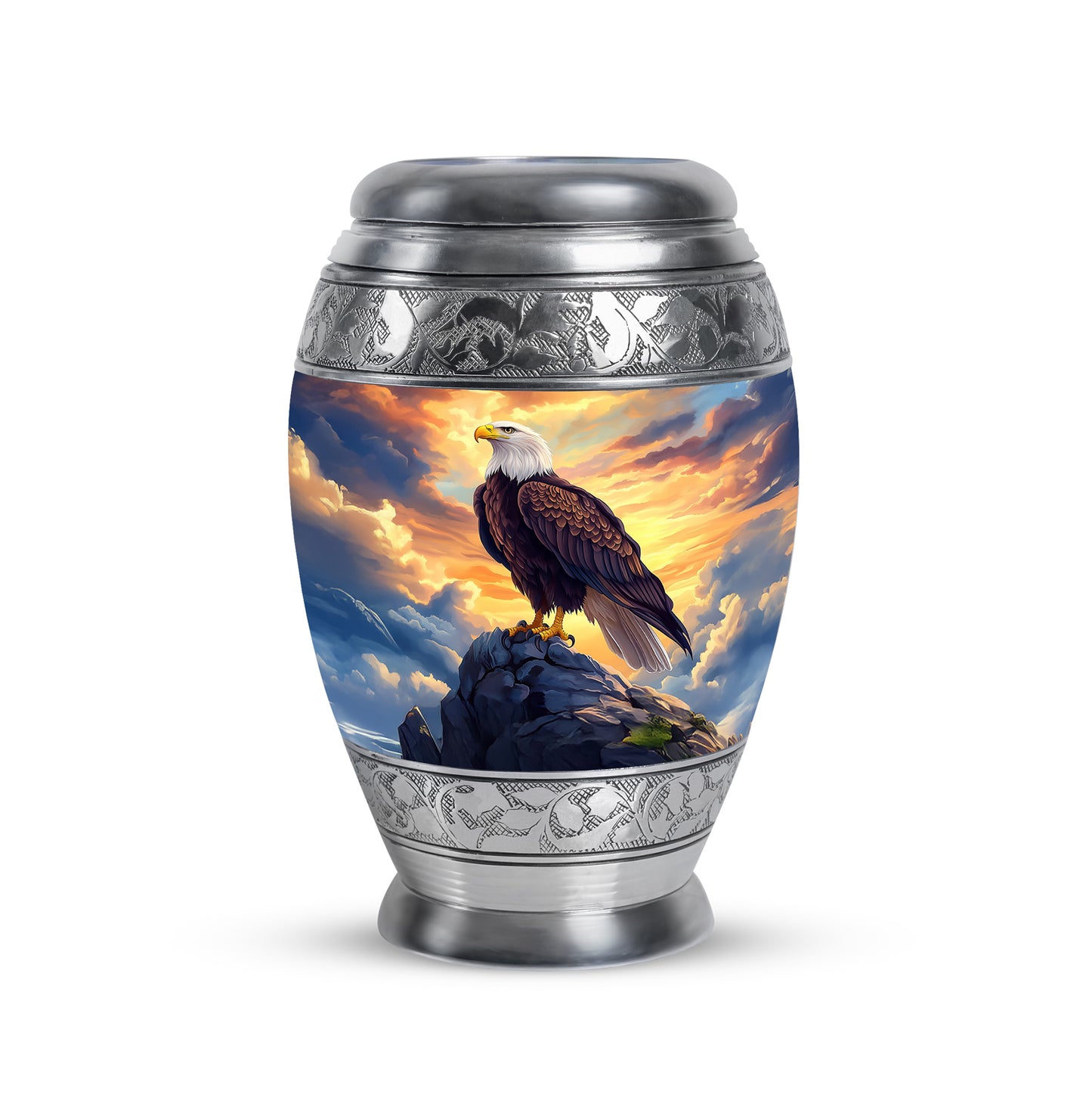 Blue Eagle Cremation Urns - Glorious Testament 10-inch, 200 cu in - Yatskia