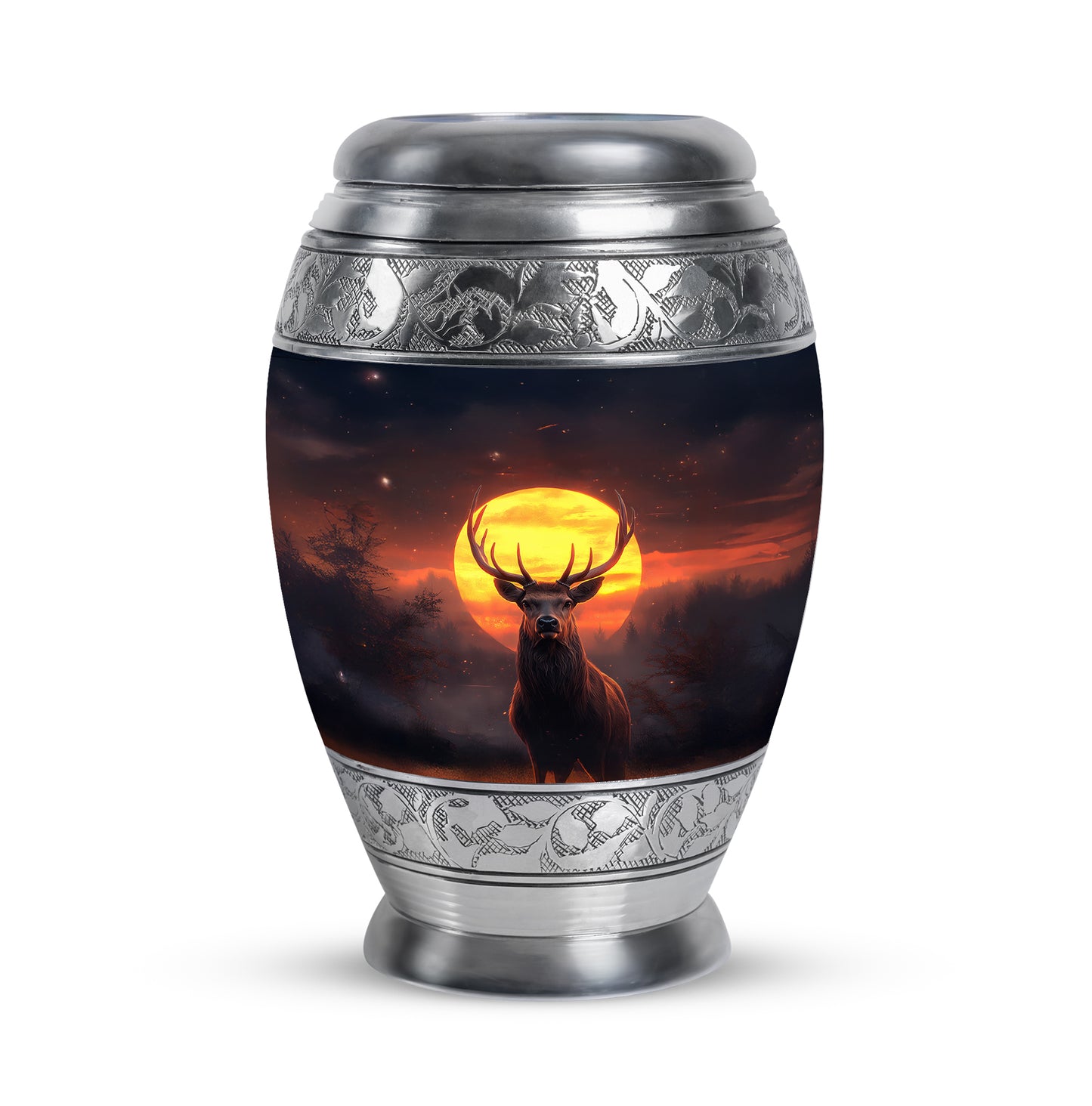 Personalized Pink Deer Cremation Urns for Ashes - Captivating 10-inch - Yatskia