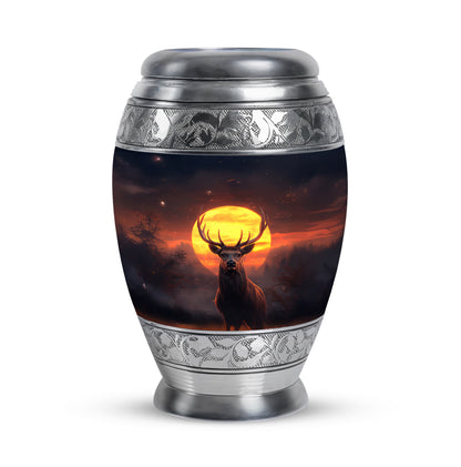 Personalized Pink Deer Cremation Urns for Ashes - Captivating 10-inch - Yatskia