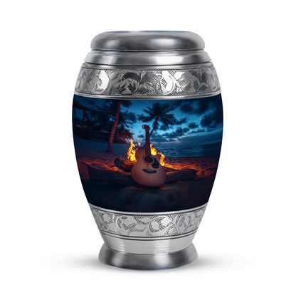 Blue Guitar Cremation Urns - Glorious Honor 10-inch, 200 cu in - Yatskia