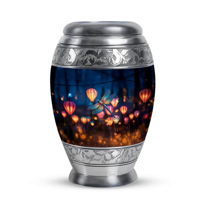 Blue Dragonfly Cremation Urns - Glorious Honor 10-inch, 200 cu in - Yatskia