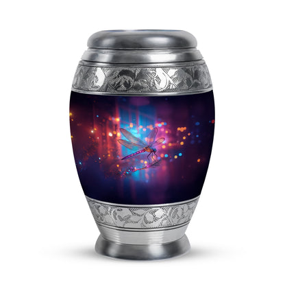 Remarkable Dragonfly Memorial Cremation Urns - Blue 10-inch, 200 cu in - Yatskia