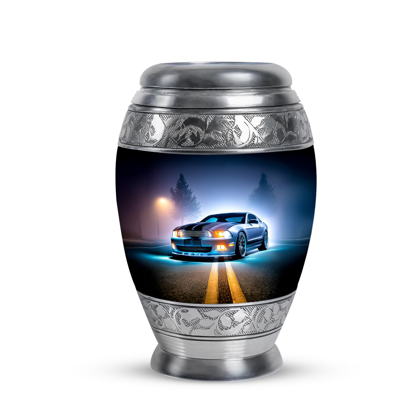 Remarkable Car Memorial Cremation Urns - Blue 10-inch, 200 cu in - Yatskia