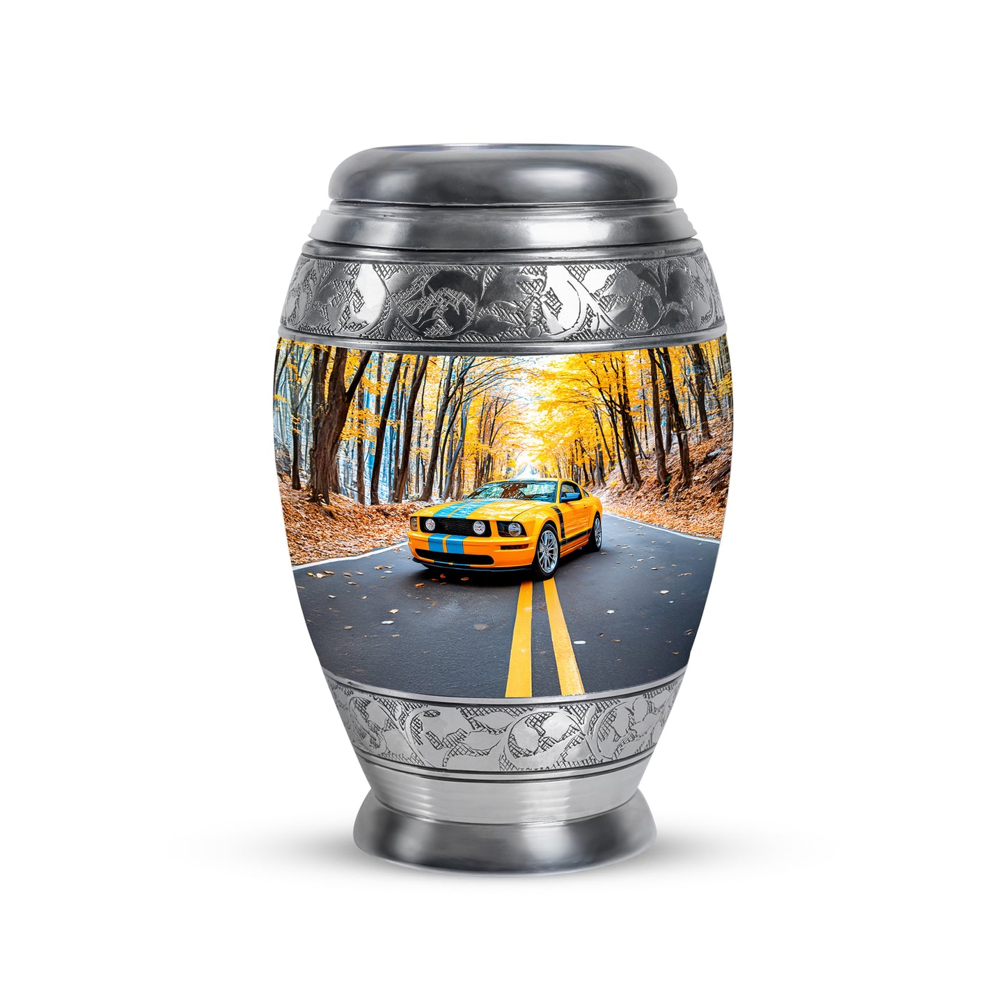 Personalized Car Cremation Urns - Pristine Blue - Yatskia