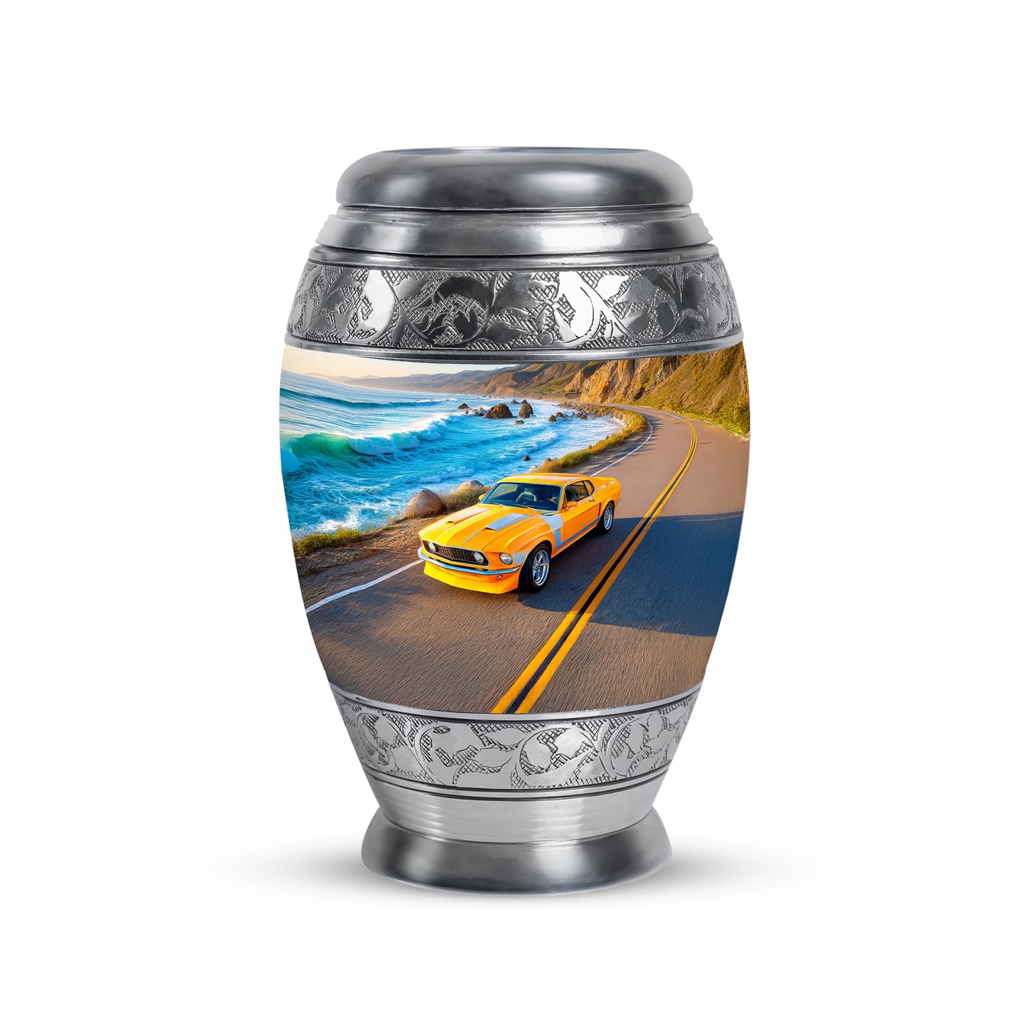 Regal Car Memorial Cremation Urns - Blue - Yatskia