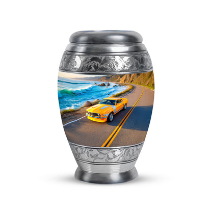 Regal Car Memorial Cremation Urns - Blue - Yatskia